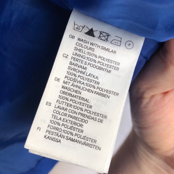 COPY - Cobalt blue cropped moto suede jacket - Picture 14 of 15